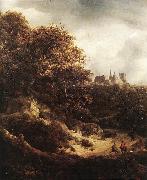 Jacob van Ruisdael The Castle at Bentheim Spain oil painting artist